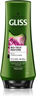 Schwarzkopf Gliss Bio-Tech Restore après-shampoing intense pour cheveux abîmés et fragiles