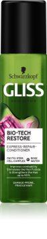 Schwarzkopf Gliss Bio-Tech Restore регенериращ балсам без отмиване за чуплива коса