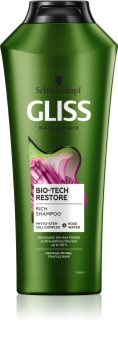 Schwarzkopf Gliss Bio-Tech Restore интензивен шампоан за увредена и крехка коса