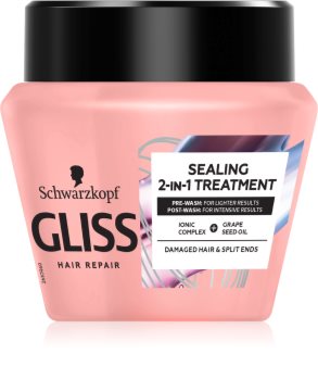 Schwarzkopf Gliss Sealing 2-IN-1 Treatment регенерираща маска за увредена коса