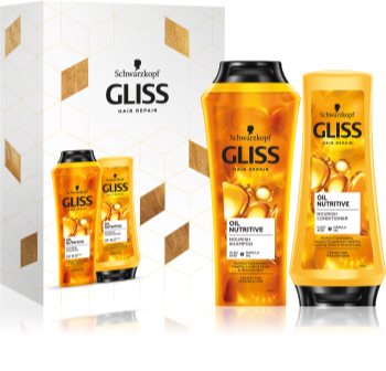 Schwarzkopf Gliss Oil Nutritive coffret cadeau (pour cheveux très secs)
