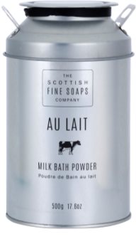 Scottish Fine Soaps Au Lait млечна пудра за вана с лайка
