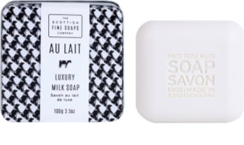 Scottish Fine Soaps Au Lait πολυτελές σαπούνι σε μεταλλική κανάτα