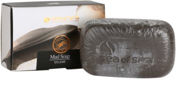 Sea of Spa Essential Dead Sea Treatment tuhé mýdlo s černým bahnem