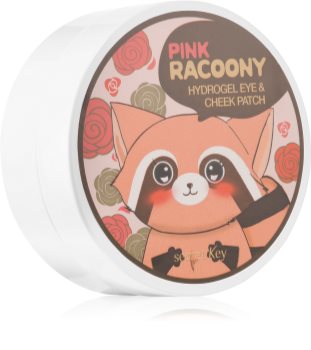 Secret Key Racoony Pink интензивна хидрогелна маска за лице и очи