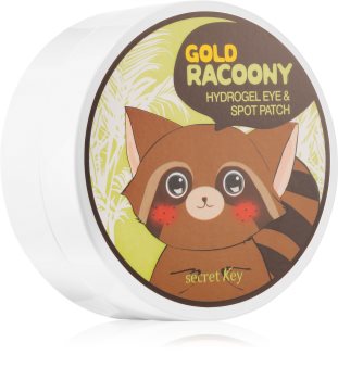 Secret Key Racoony Gold μάσκα υδρογέλης για γύρω από τα μάτια με χρυσό