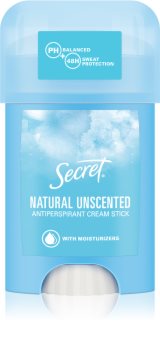 Secret Unscented krémový antiperspirant
