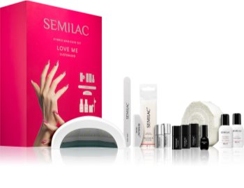Semilac Paris UV Hybrid Love Me kit manucure parfaite