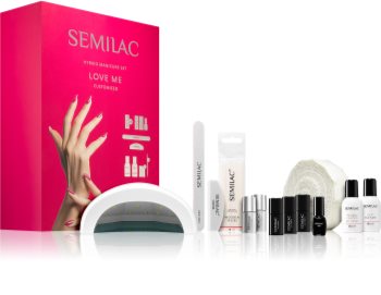 Semilac UV Hybrid Love Me Sæt til den perfekte manicure