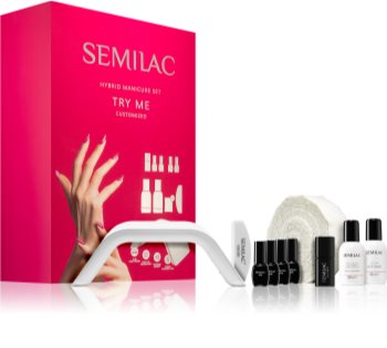 Semilac UV Hybrid Try Me Täydellinen Manikyyrisarja