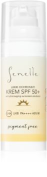 Senelle Cosmetics Light Protective Pigment Free leichte schützende Gesichtscreme SPF 50+
