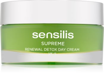 Sensilis Supreme Renewal Detox razstrupljevalna in regeneracijska dnevna krema SPF 15
