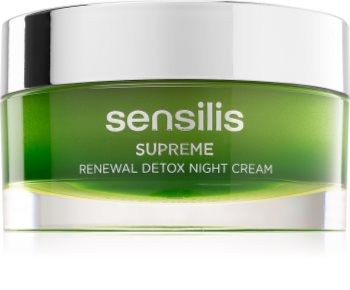 Sensilis Supreme Renewal Detox detoksujący krem na noc regenerująca i odnawiająca skórę