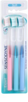 Sensodyne Expert escova de dentes suave 3 pçs