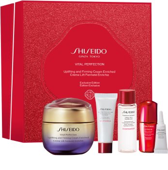 Shiseido Vital Perfection Uplifting & Firming Cream Enriched подаръчен комплект I. за жени