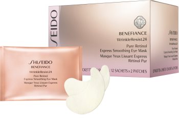 Shiseido Benefiance WrinkleResist24 Pure Retinol Express Smoothing Eye Mask maska na oči s retinolom