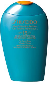 Shiseido Sun Care Sun Protection Lotion Sonnenlotion für Gesicht und Körper LSF 15