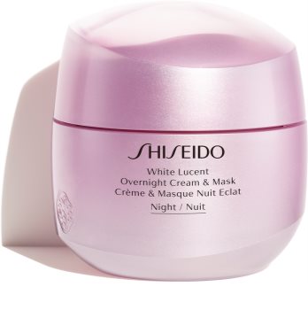 Shiseido White Lucent Overnight Cream Mask Feuchtigkeitsspendende Maske Und Creme Fur Die Nacht Gegen Pigmentflecken Notino At