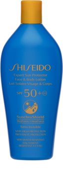 Shiseido Sun Care Expert Sun Protector Face & Body Lotion schützende Pflege gegen Sonnenstrahlung
