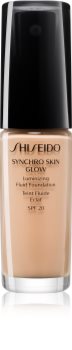 Shiseido Synchro Skin Glow Luminizing Fluid Foundation озаряващ фон дьо тен SPF 20