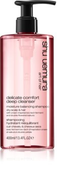 Shu Uemura Deep Cleanser Delicate Comfort shampoo idratante per capelli secchi