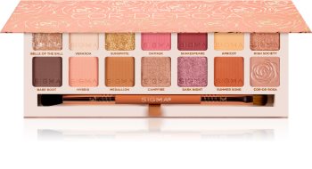 Sigma Beauty Cor-de-Rosa Eyeshadow Palette palette de fards à paupières avec pinceau