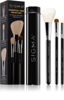 Sigma Beauty Essential Trio Brush Set Penselen Set met Etui