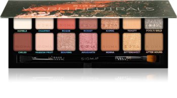 Sigma Beauty Warm Neutrals Eyeshadow Palette paleta očních stínů