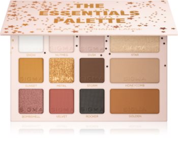 Sigma Beauty The Essentials Palette Lidschatten-Palette mit Bronzer