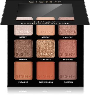Sigma Beauty Eyeshadow Palette Fiery paleta očních stínů