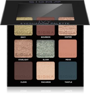 Sigma Beauty Eyeshadow Palette Ivy paleta očních stínů