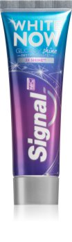 Signal White Now Glossy Shine pastă de dinți de albire pentru respirație proaspătă