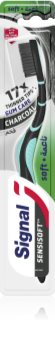 Signal Natural Elements Silver Charcoal brosse à dents soft