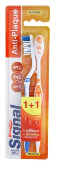 Signal Anti-Plaque Zahnbürste Medium 2 pc