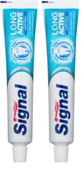 Signal Long Active White Fresh dentífrico branqueador para hálito fresco duplo