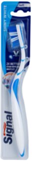 Signal Shiny White escova de dentes soft