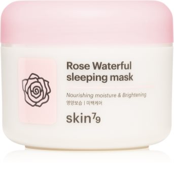 Skin79 Rose Waterfull masca hidratanta de noapte cu apă de trandafiri