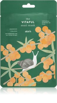 Skin79 Snail The Vitaful sheetmask med antioxiderande egenskaper med snigelextrakt