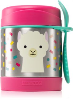 Skip Hop Zoo Llama Thermosflasche mit Löffel