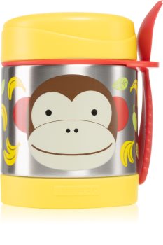 Skip Hop Zoo Monkey Thermosflasche mit Löffelchen
