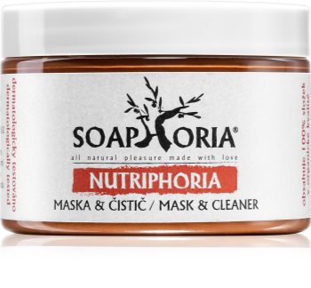 Soaphoria Nutriphoria masque à l'argile pour peaux sensibles sujettes aux rougeurs