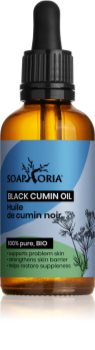 Soaphoria Organic huile de cumin noir pour peaux à problèmes, acné