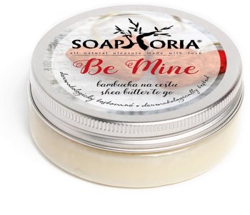 Soaphoria Be Mine manteiga de karité de viagem