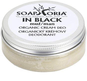Soaphoria In Black deodorante organico in crema uomo