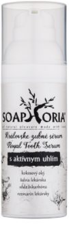 Soaphoria Royal Tooth Serum dentální sérum s aktivním uhlím pro šetrné bělení a ochranu zubní skloviny