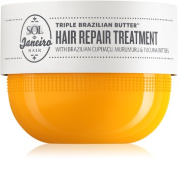 Sol de Janeiro Triple Brazilian Butter™ Hair Repair Treatment maschera idratante e nutriente intensa per capelli rovinati e secchi