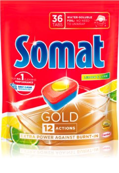 Somat Gold Lemon tablettes pour lave-vaisselle