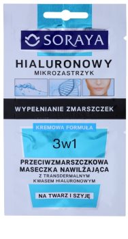 Soraya Hyaluronic Microinjection máscara hidratante antirrugas com ácido hialurónico
