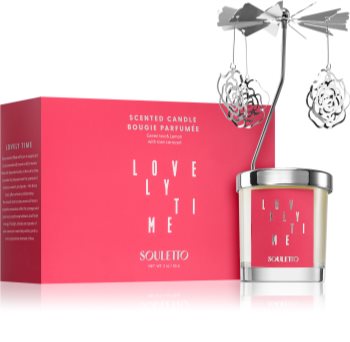 Souletto Lovely Time Green Tea & Lemon bougeoir carrousel rotatif