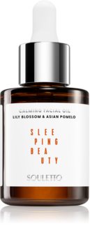 Souletto Lily Blossom & Asian Pomelo Calming Facial Oil nährendes Öl für die Haut für die Nacht